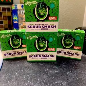 4 Pack of Dr. Squatch Scrub Smash Soap